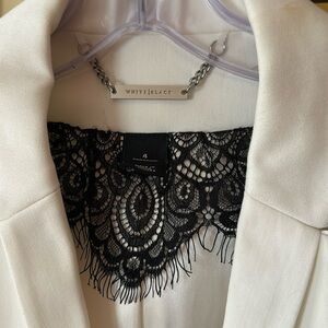 WHBM tuxedo style jacket